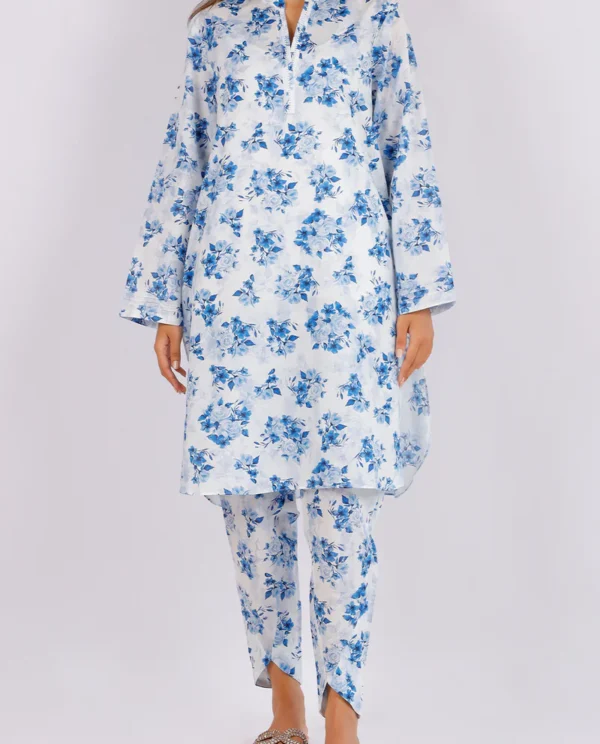 Printed Lawn Stitched 2 Piece (Shirt/Trouser)