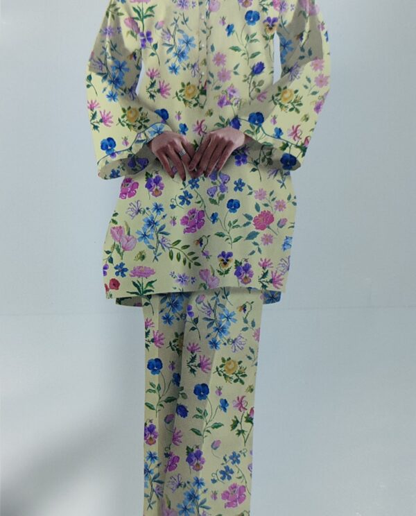 Unstitched 2-Pc | Yellow Lawn Suit | Saya | Annisafashion
