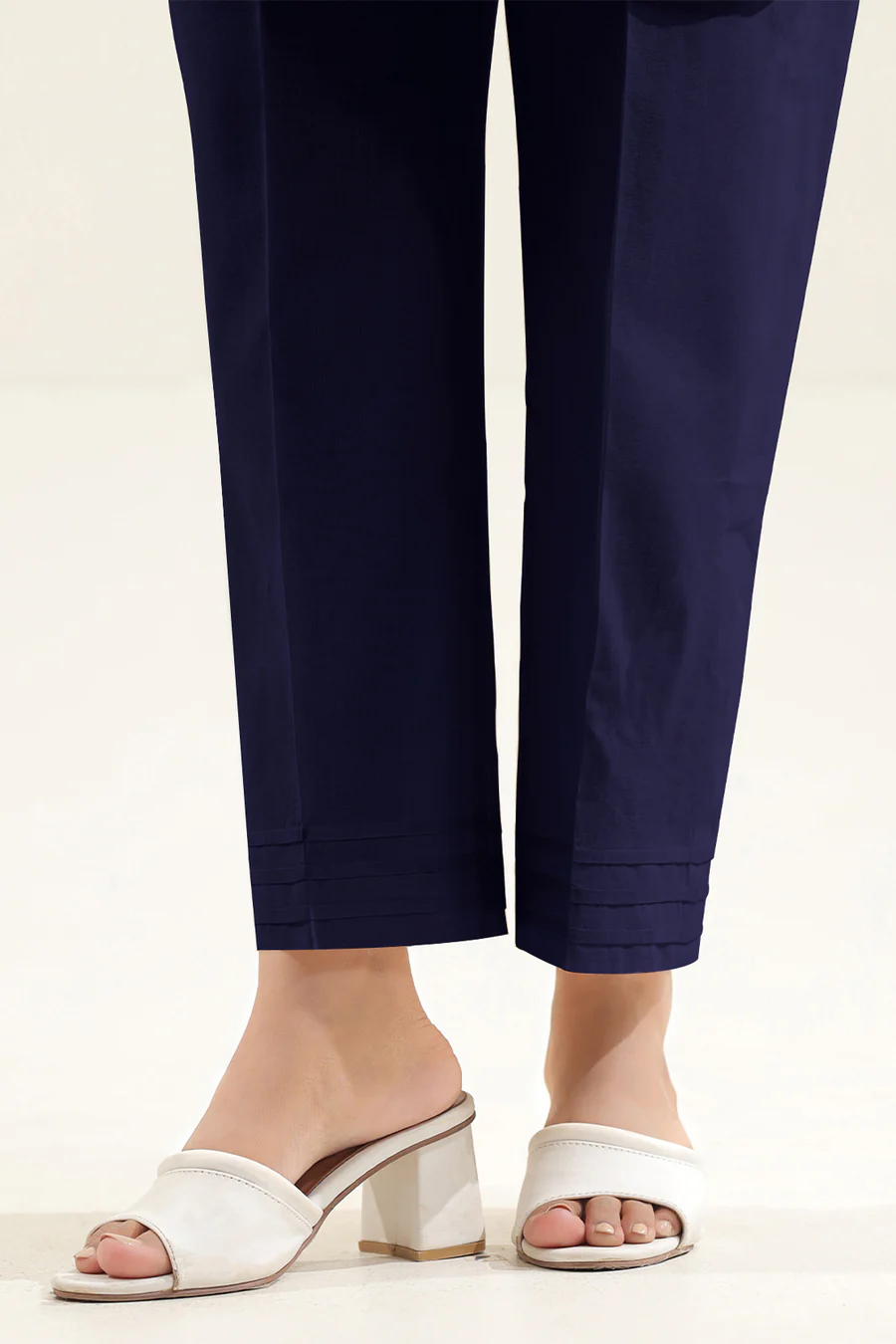 Unstitched 3 Piece Lawn Suit | Deep Blue | Saya | Annisafashion - Image 6