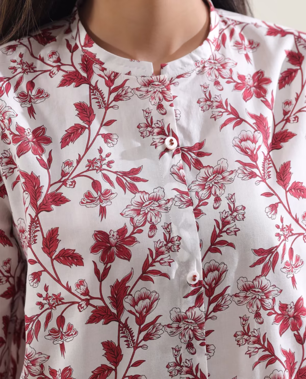 Stitched Printed Lawn 1 Piece (Shirt) | Annisafashion