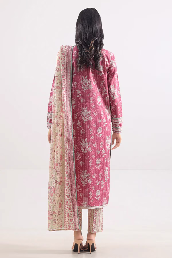 Unstitched Printed Lawn 2 Piece (Shirt/Dupatta)| Desert Rose | Saya | Annisafashion - Image 6