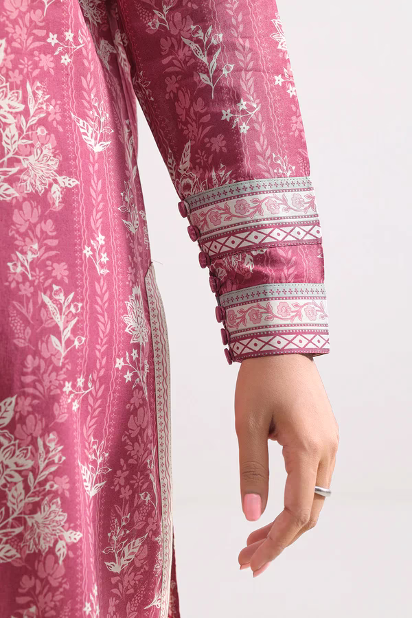 Unstitched Printed Lawn 2 Piece (Shirt/Dupatta)| Desert Rose | Saya | Annisafashion - Image 3