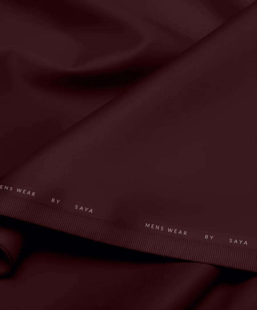 Unstitched Premium Blended Wear Suit | Espresso Brown | Man's | Saya | Annisafashion